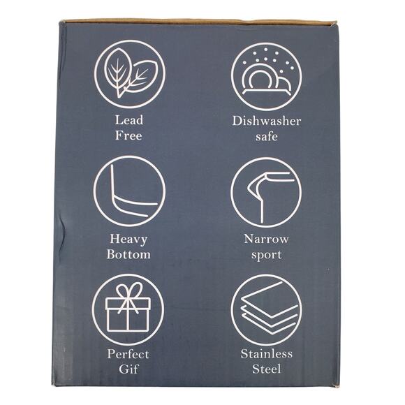 Yumzeco‎ Cocktail Mixing Glass 5 Piece Set New - Picture 9 of 12